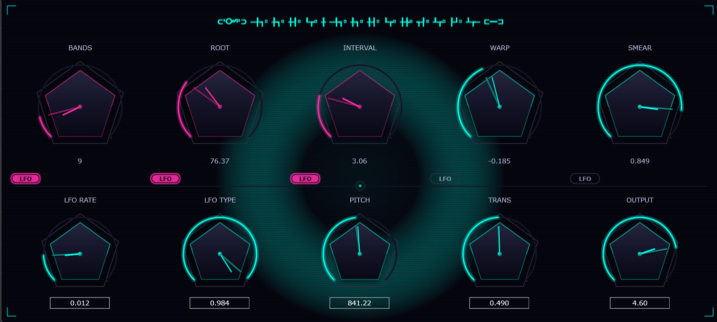Alien Vocoder VST3 plugin interface