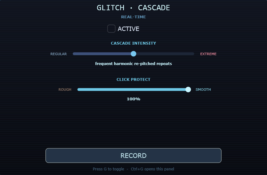 Glitch - beat-synced master slicer