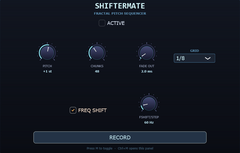 Shiftermate - fractal pitch sequencer