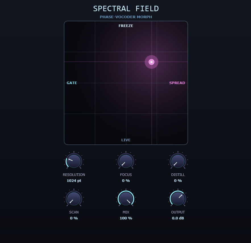 Spectral Field - spectral morph pad